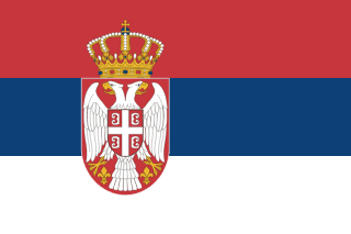 Флаг страны Сербия