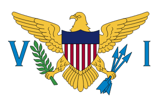 Флаг страны Виргинские острова (США)